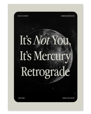 Mercury Retrograde Instant Art Print