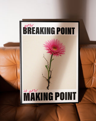 Flower modern spiritual poster art print