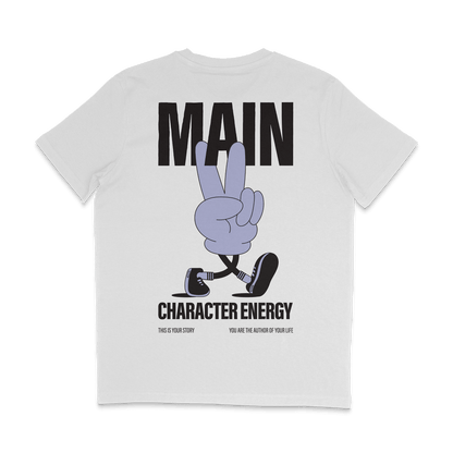 Main character energy t-shirt in purple