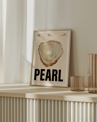 June Birthstone Pearl - Instant Art Print