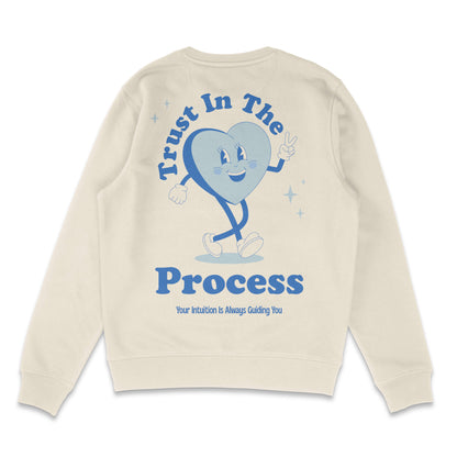 Trust in the process sweater, positive message crewneck, affirmation clothing, unisex fits