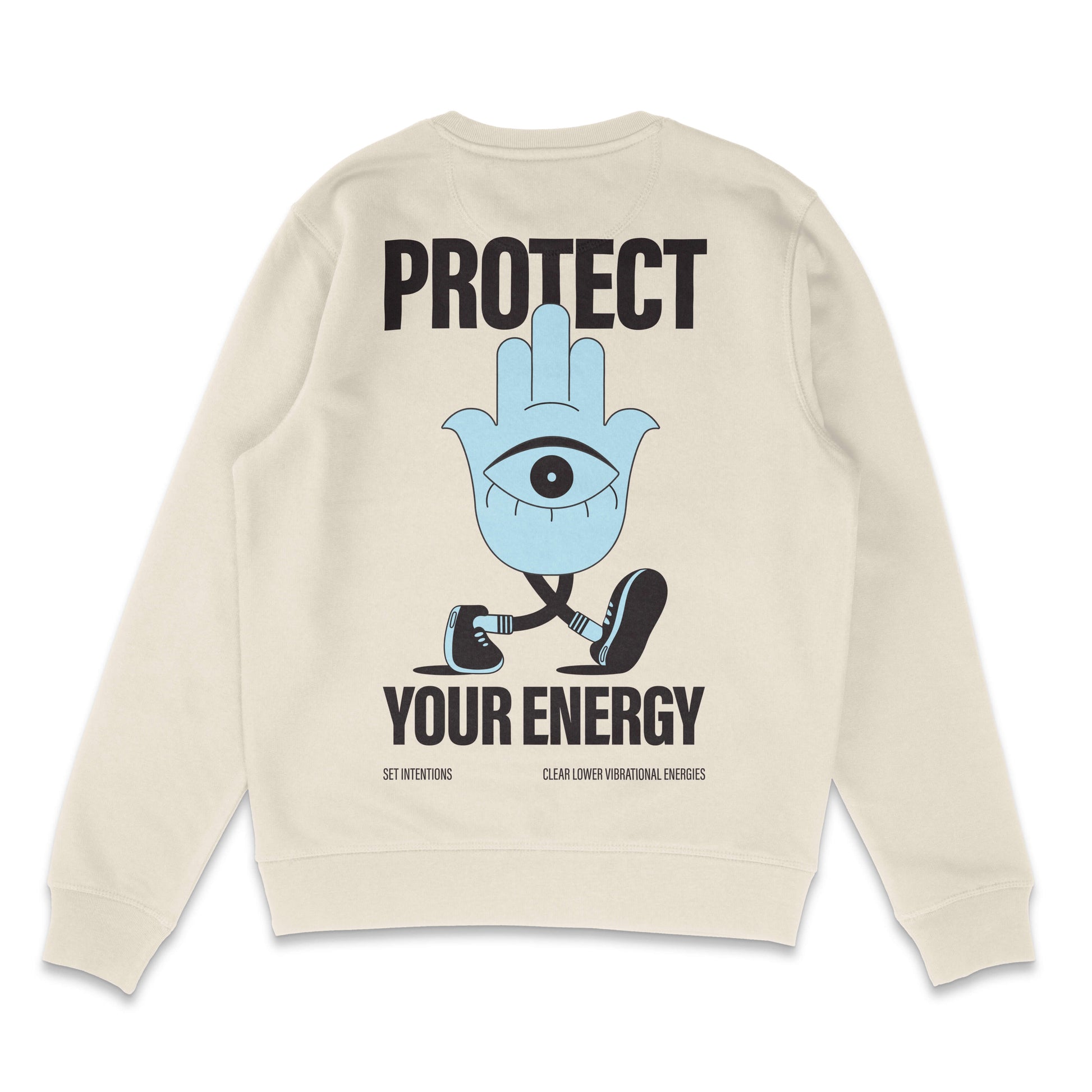Protect your energy hamsa hand sweater