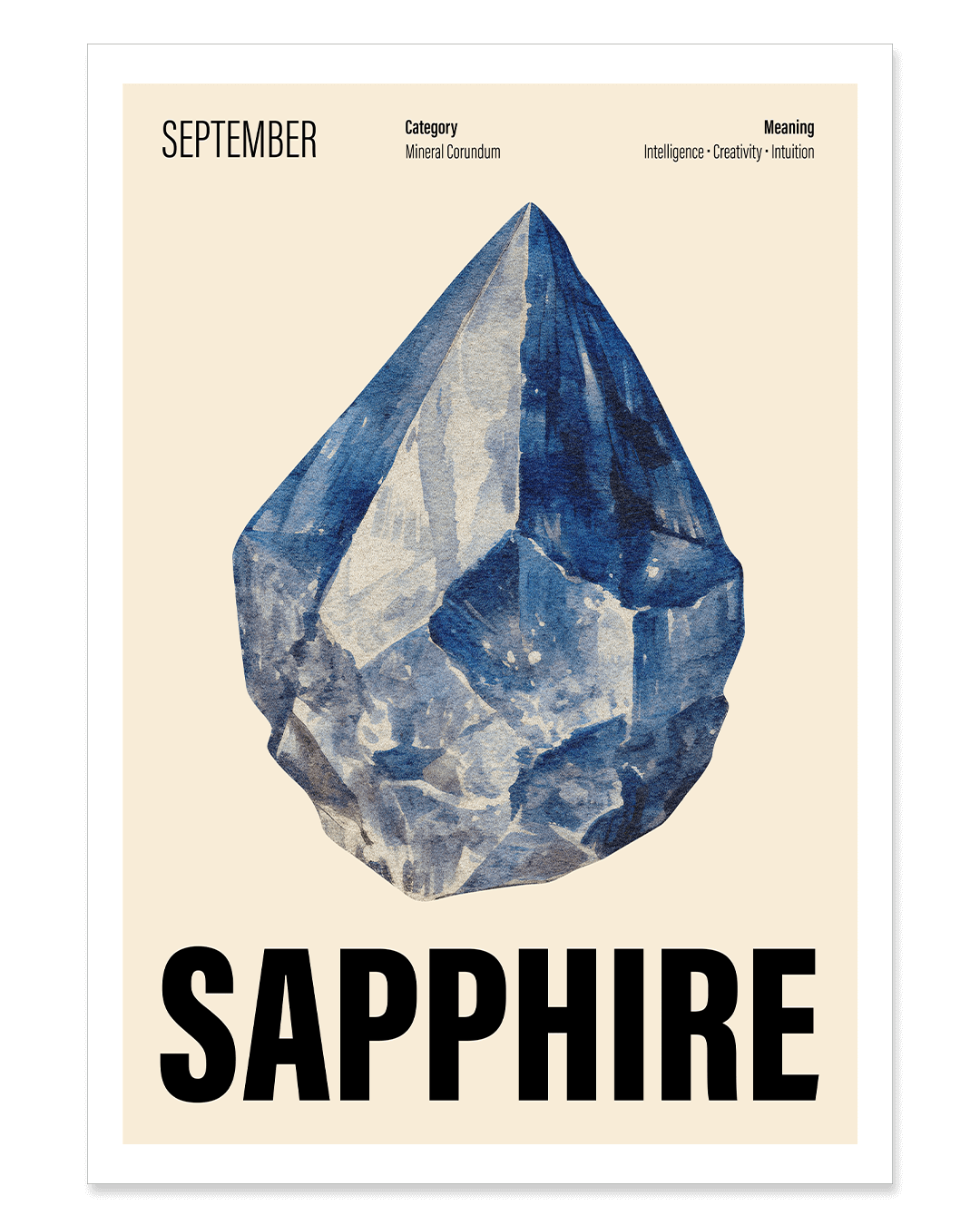 Birthstone Meaning Blue Gemstone September Birthstone