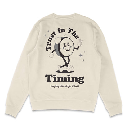 TRUST IN THE TIMING SWEATER