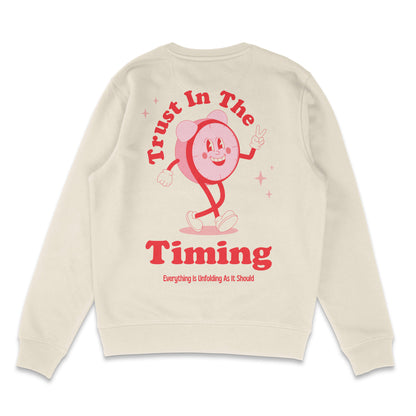 TRUST IN THE TIMING SWEATER