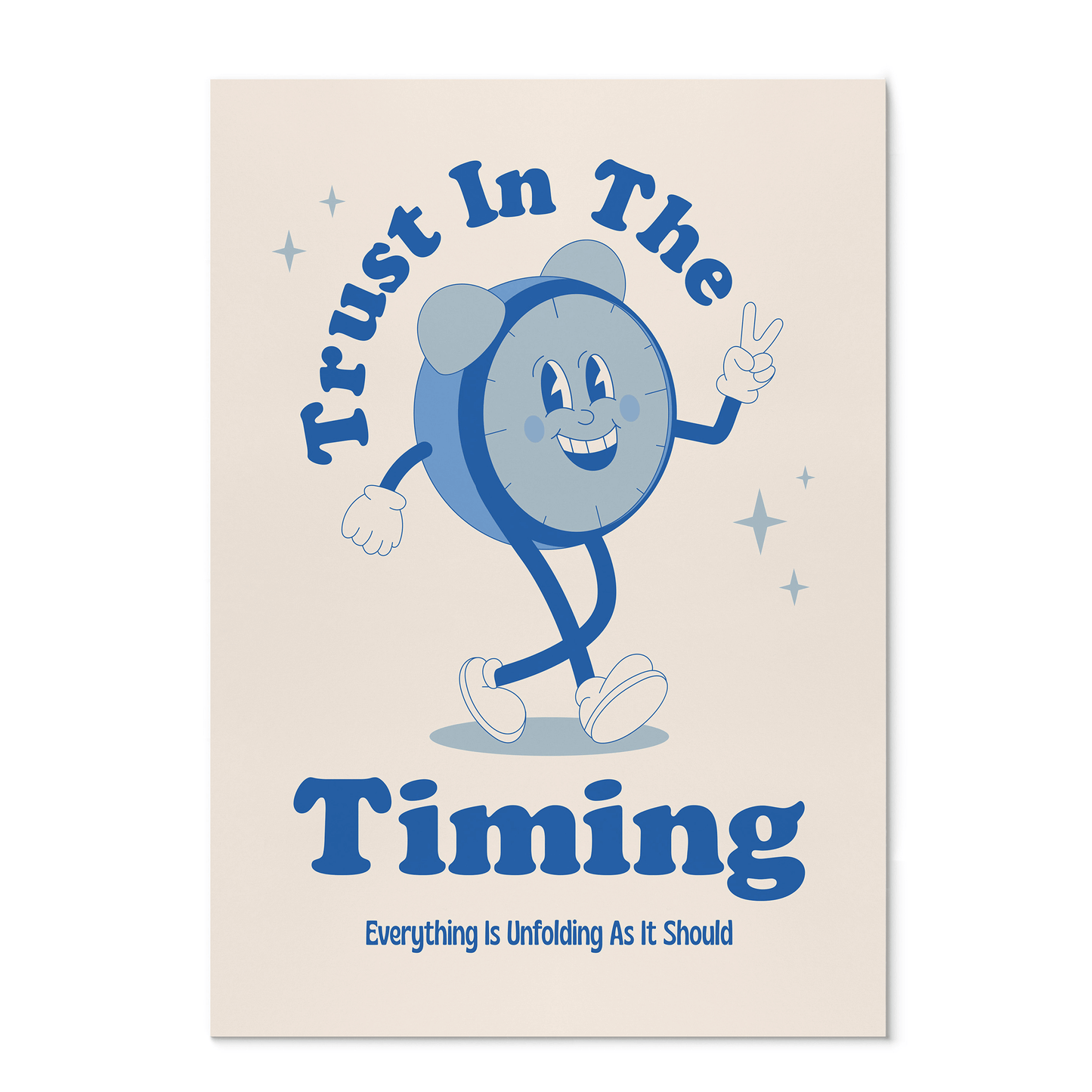 TRUST IN THE TIMING PRINT