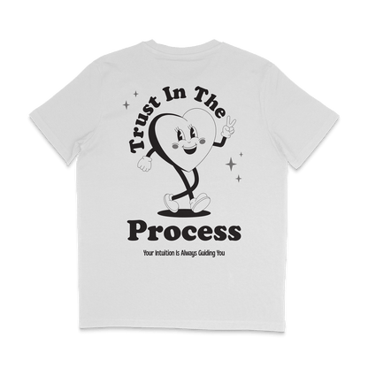 Trust the process tee, positive affirmation t-shirt, meaningful clothing, mindfulness 