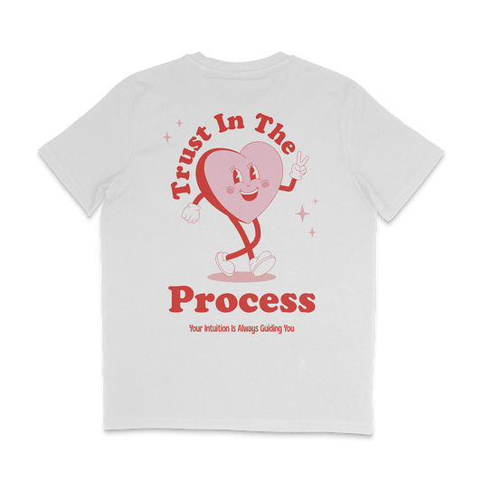 Trust the process tee, positive affirmation t-shirt, meaningful clothing, mindfulness 