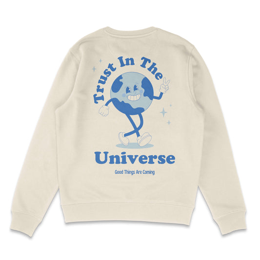 Trust in the universe sweater, positive sweatshirt, affirmation jumper