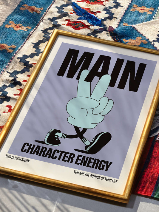 MAIN CHARACTER ENERGY PRINT