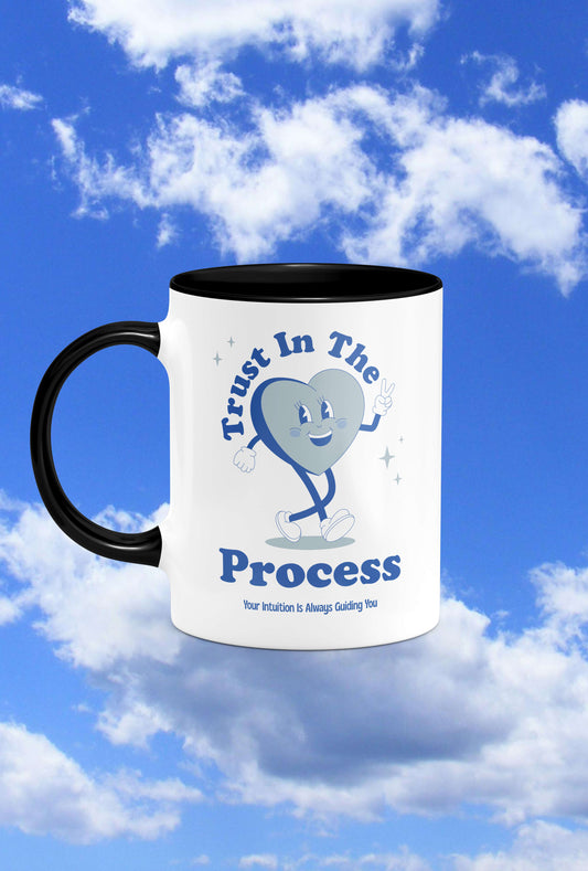Trust in the process mug, wellness mindfulness mug